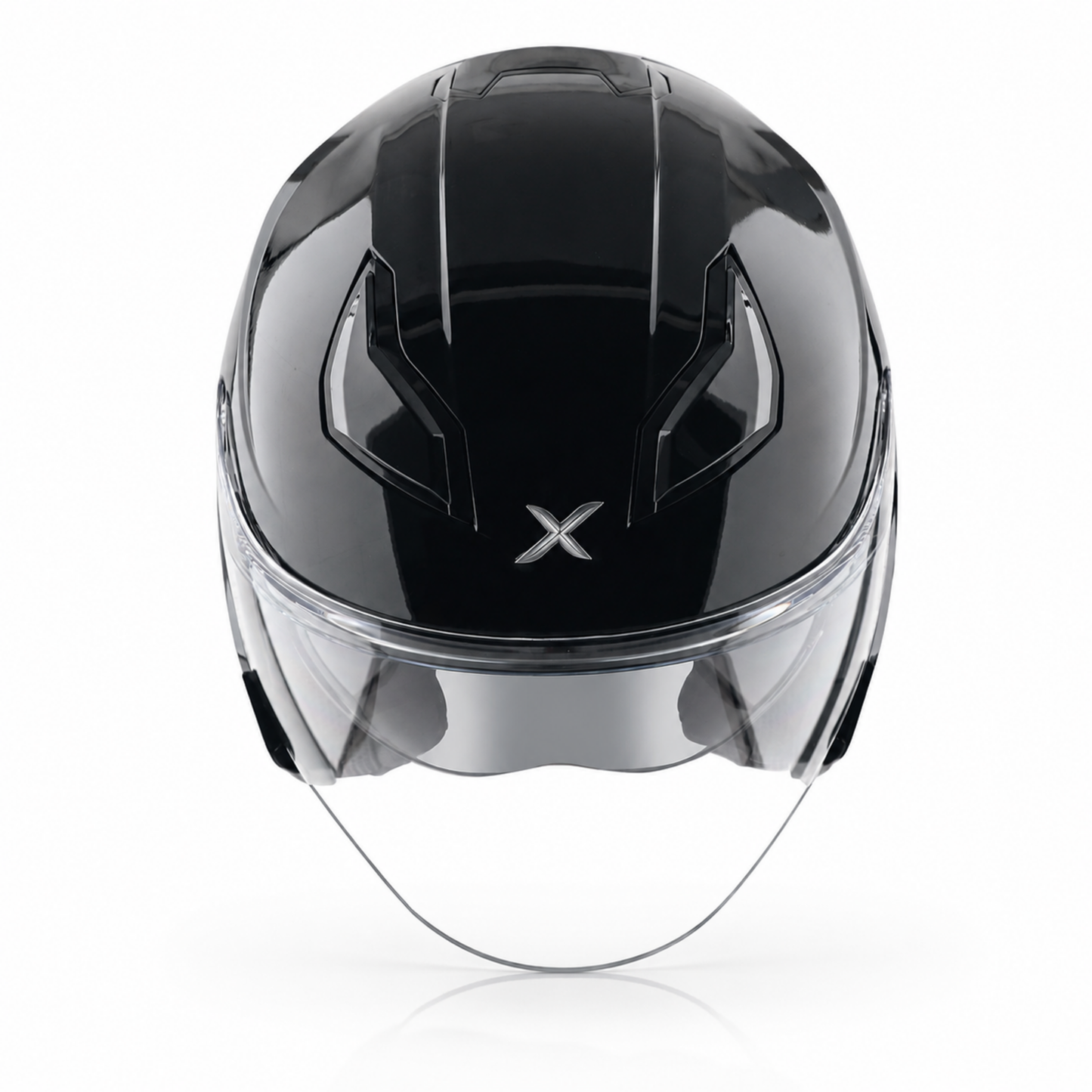 Axor Kylo Solid Black - Open Face Helmet