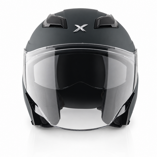 Axor Kylo Solid Dull Black - Open Face Helmet