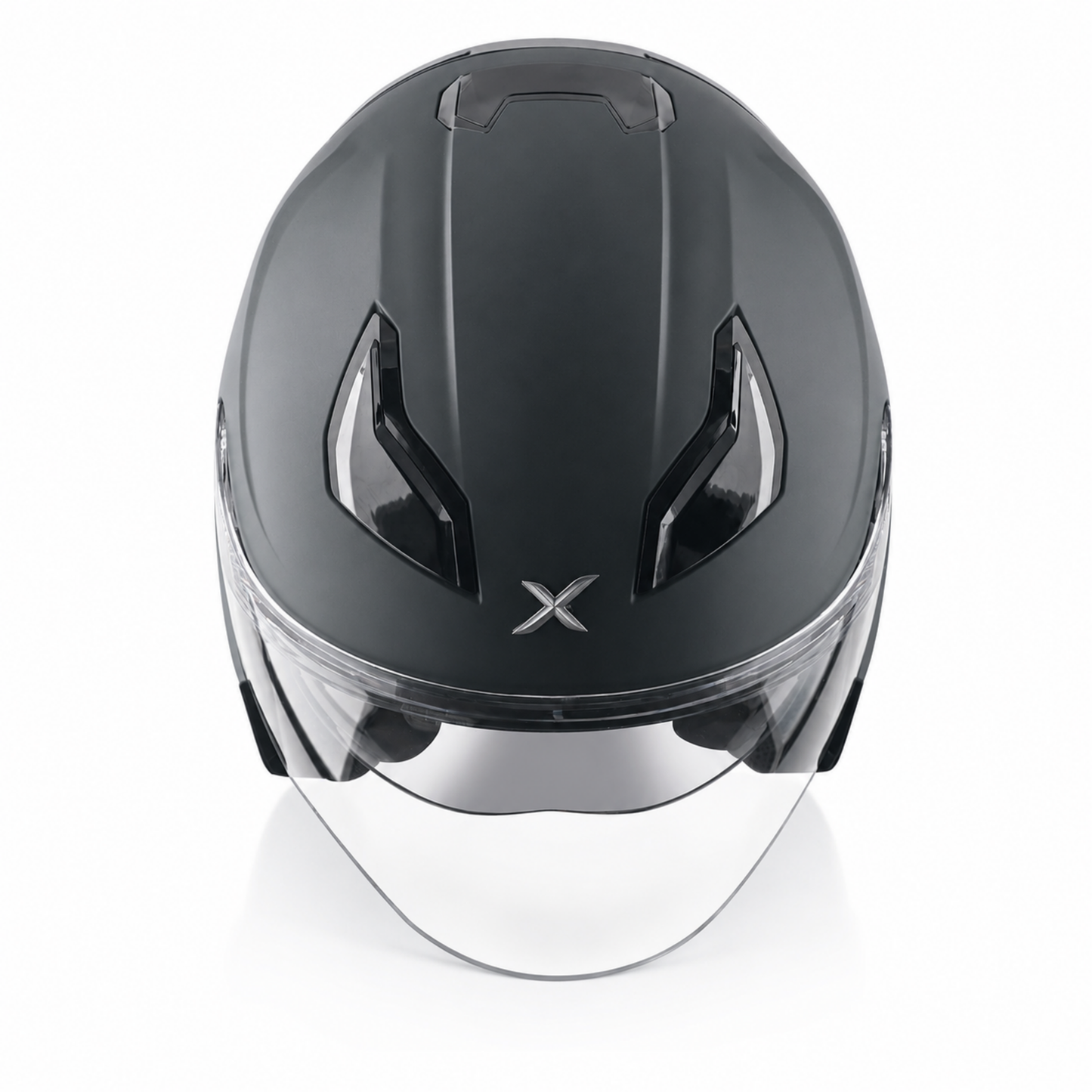 Axor Kylo Solid Dull Black - Open Face Helmet