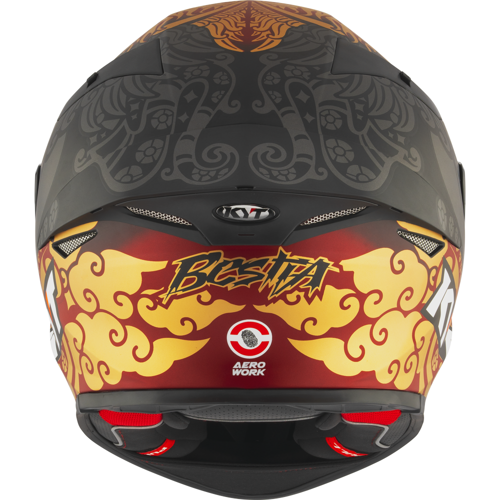 KYT TT Revo Enea Bastianini Indonesia Replica Matt 2023 - Full Face Helmet