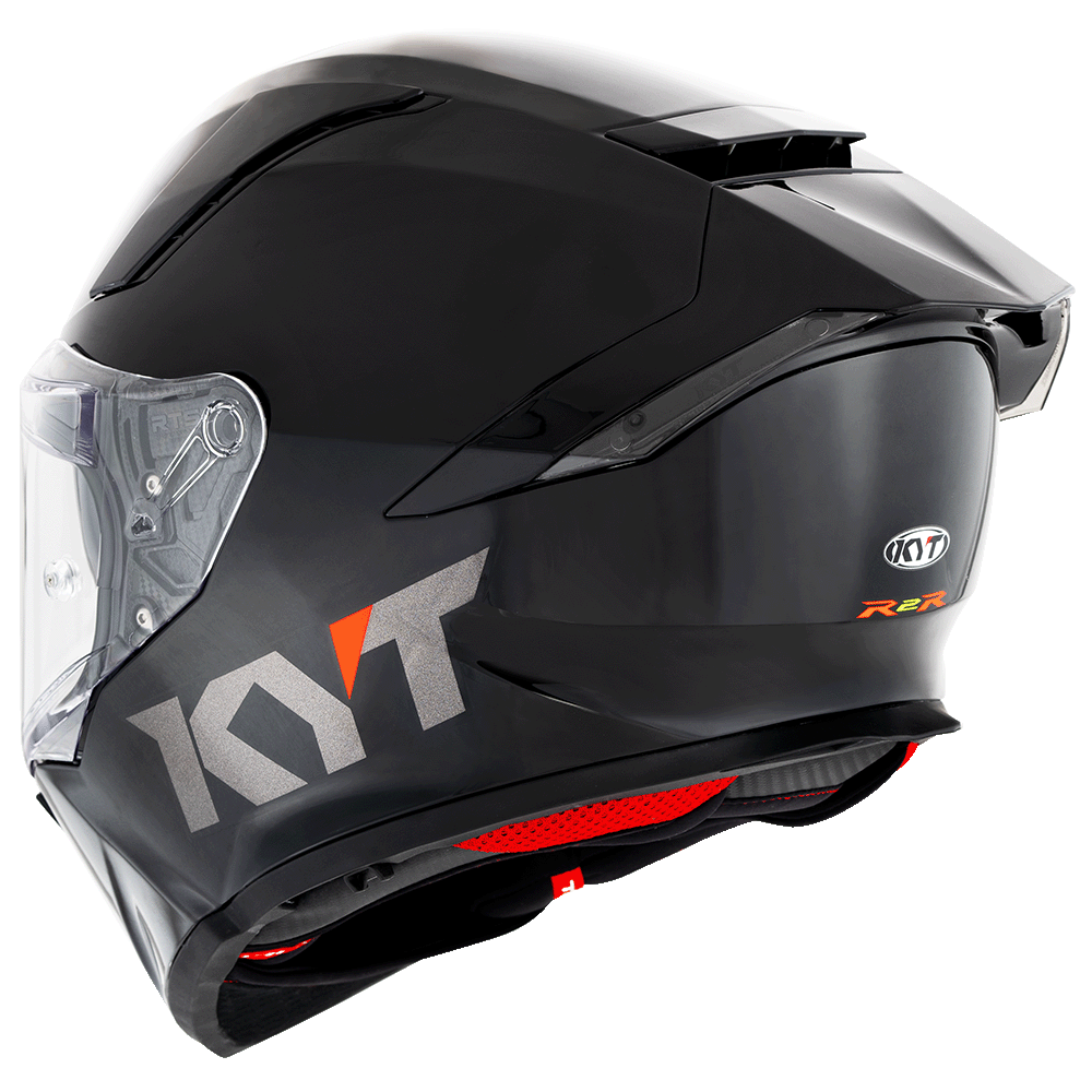 KYT R2R Pro Gloss Black - Full Face Helmet