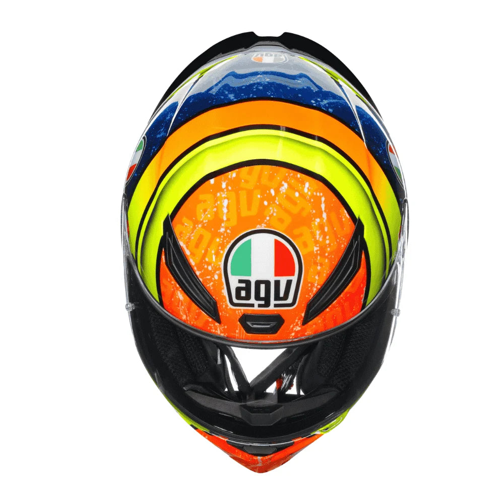agv multicolour helmet original izan