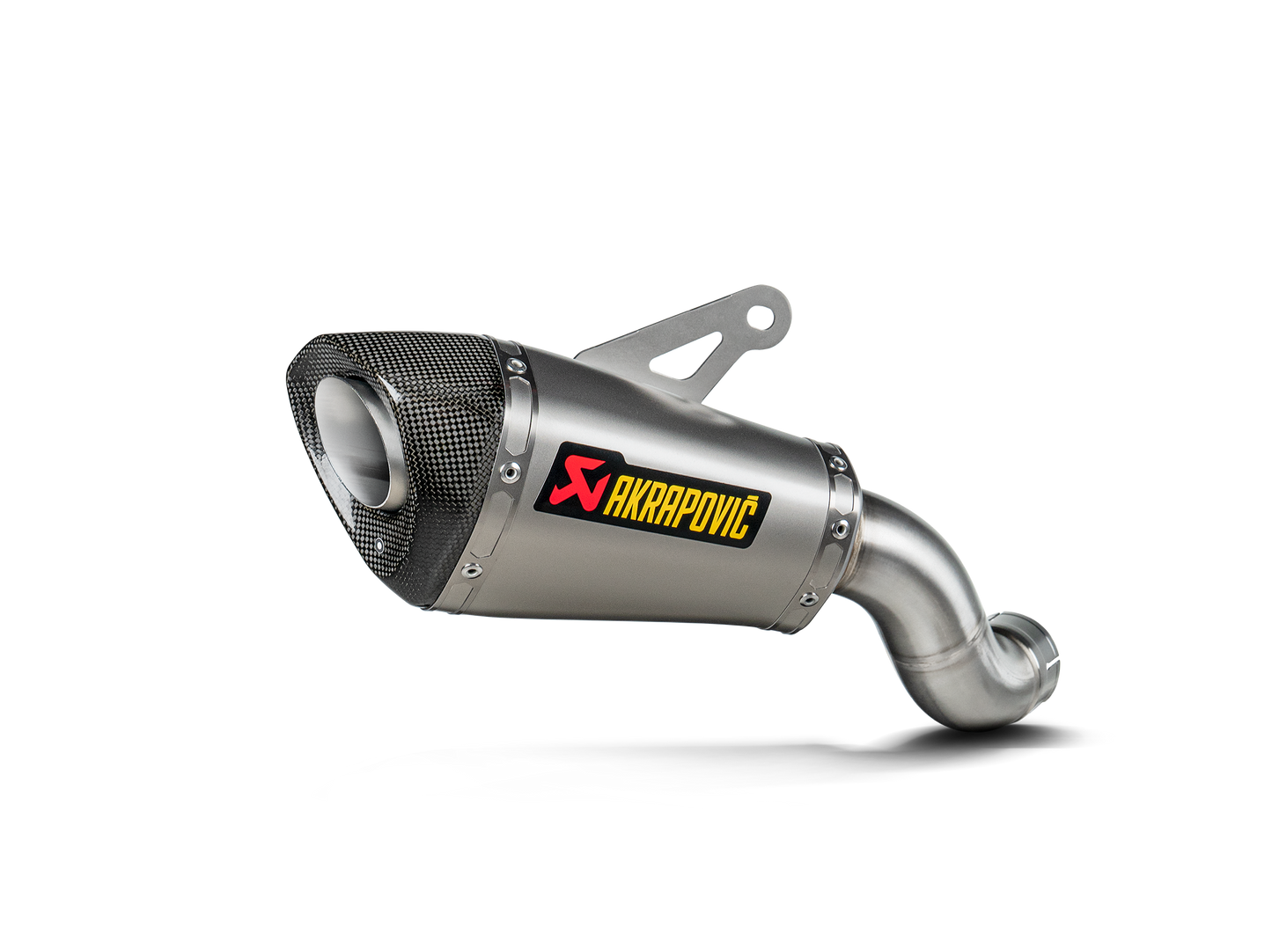 Motorcycle slip on exhaust titanium for kawasaki z900 2025
