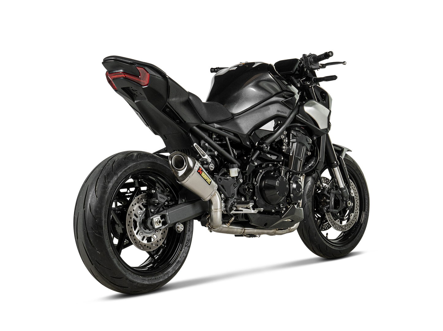 Motorcycle slip on exhaust titanium for kawasaki z900 2025