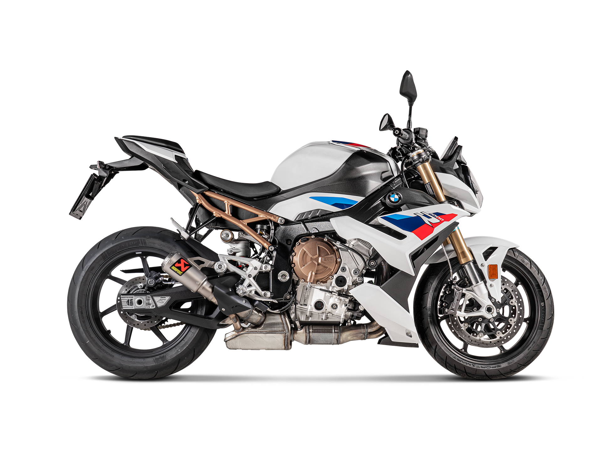 Motorcycle titanium slip-on exhaust for bmw s1000/m1000 (2019-25)