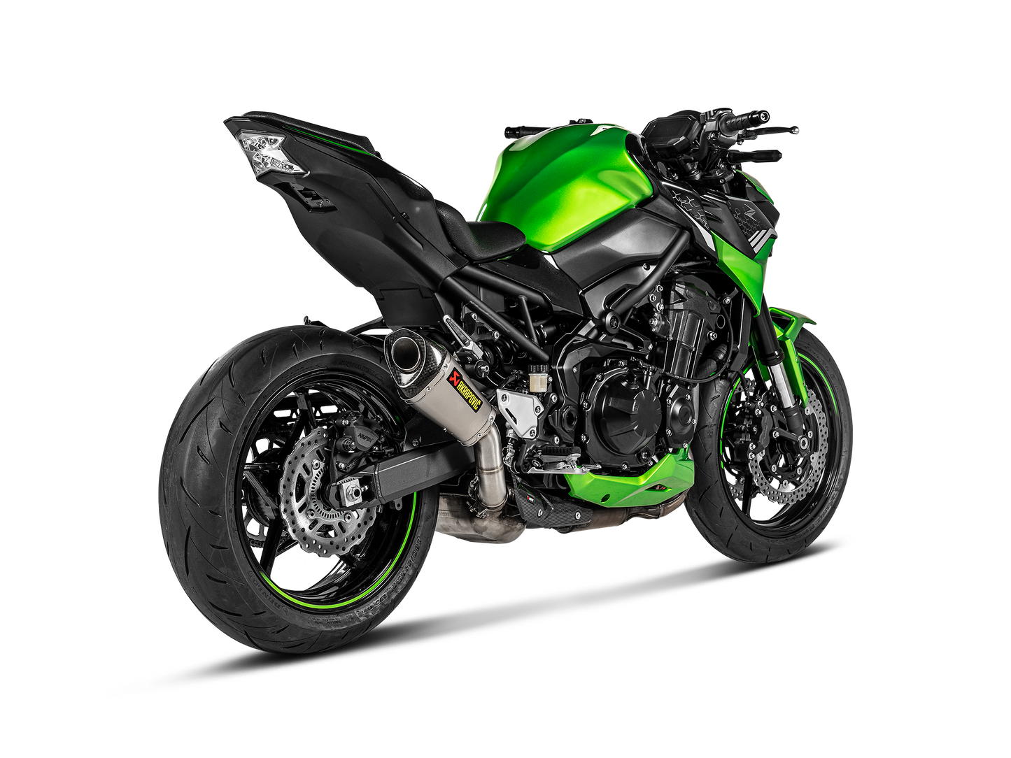Motorcycle slip on exhaust titanium for Kawasaki Z900 2020-2024