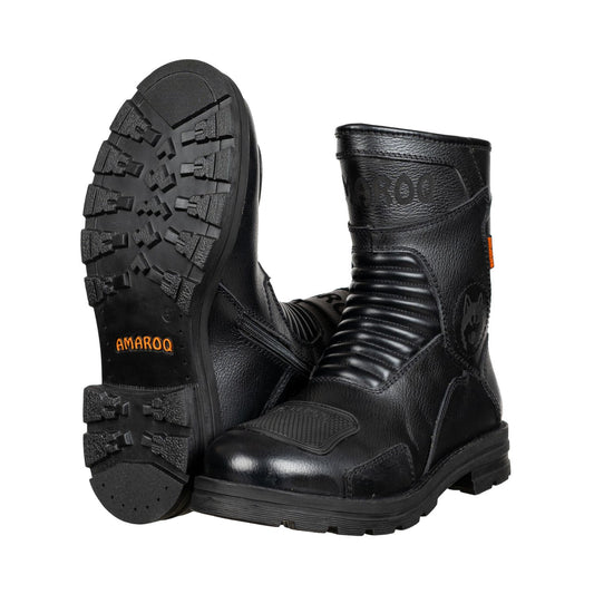 waterproof riding high ankle boot leather