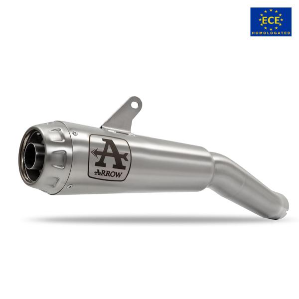 Motorcycle titanium slip-on exhaust for kawasaki z900 (2025+)