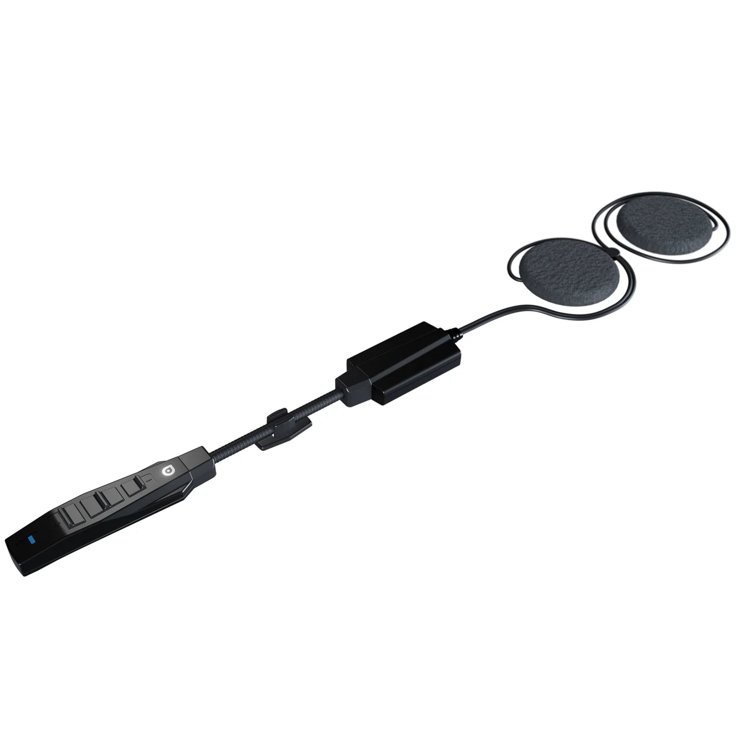 Motorcycle helmet Bluetooth device with mic and volume control HD speakers