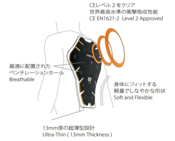 RS Taichi - CE level 2 Back Protector