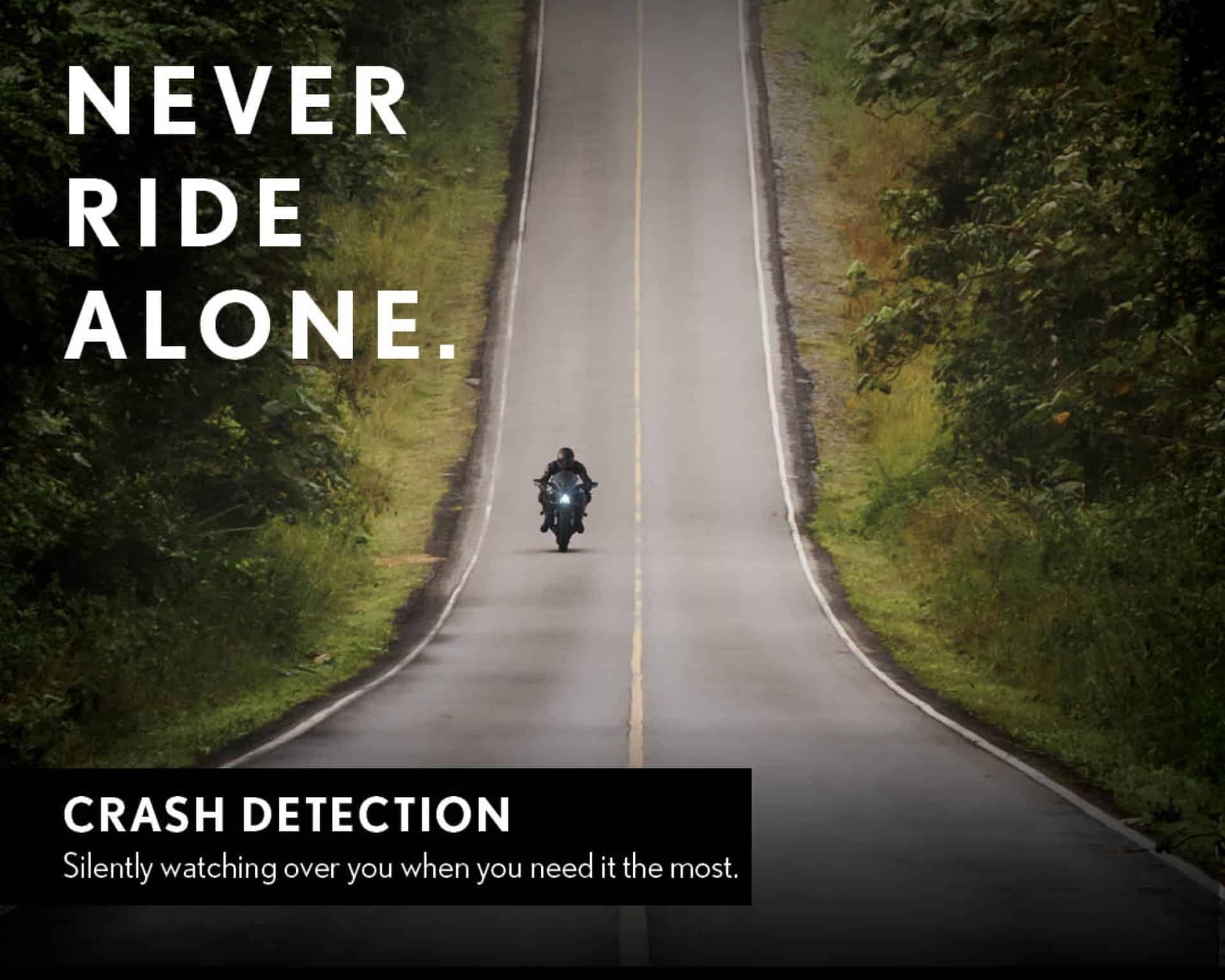 Motorcycle crash detection intercom communication waterproof system JBL Premium