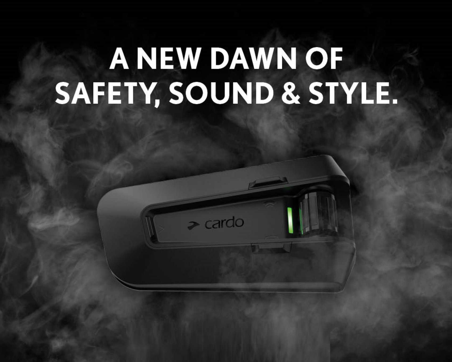 Motorcycle crash detection intercom communication waterproof system JBL Premium