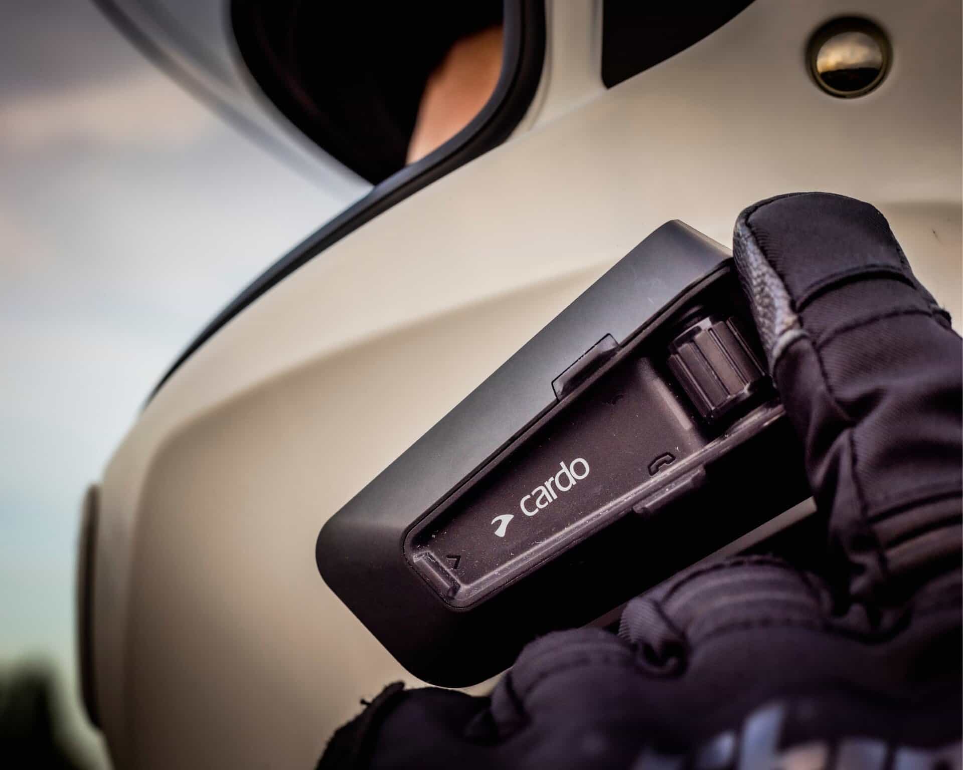 Motorcycle black intercom communication system