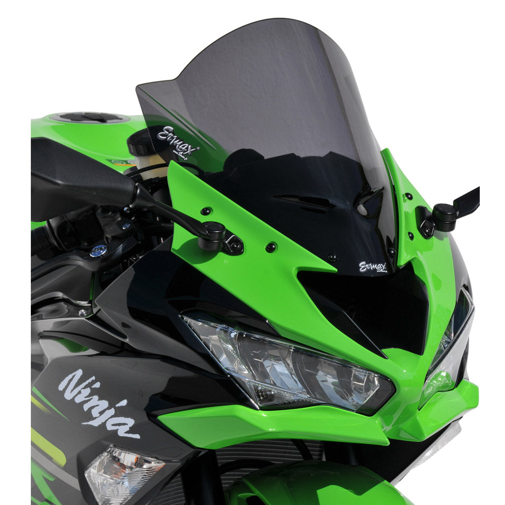 Motorcycle dark smoke windscreen for kawasaki zx6r 2019-21