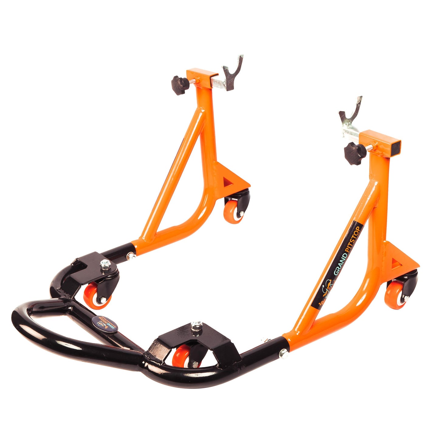 Motorcycle rear paddock stand 360 rotate, detachable, movable