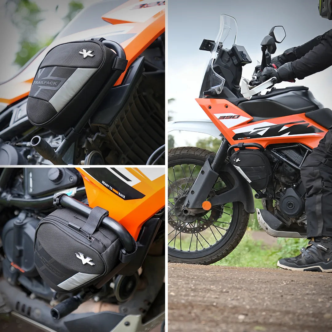 Motorcycle trailpack black for ktm / enduro 250 / 390 2025 model
