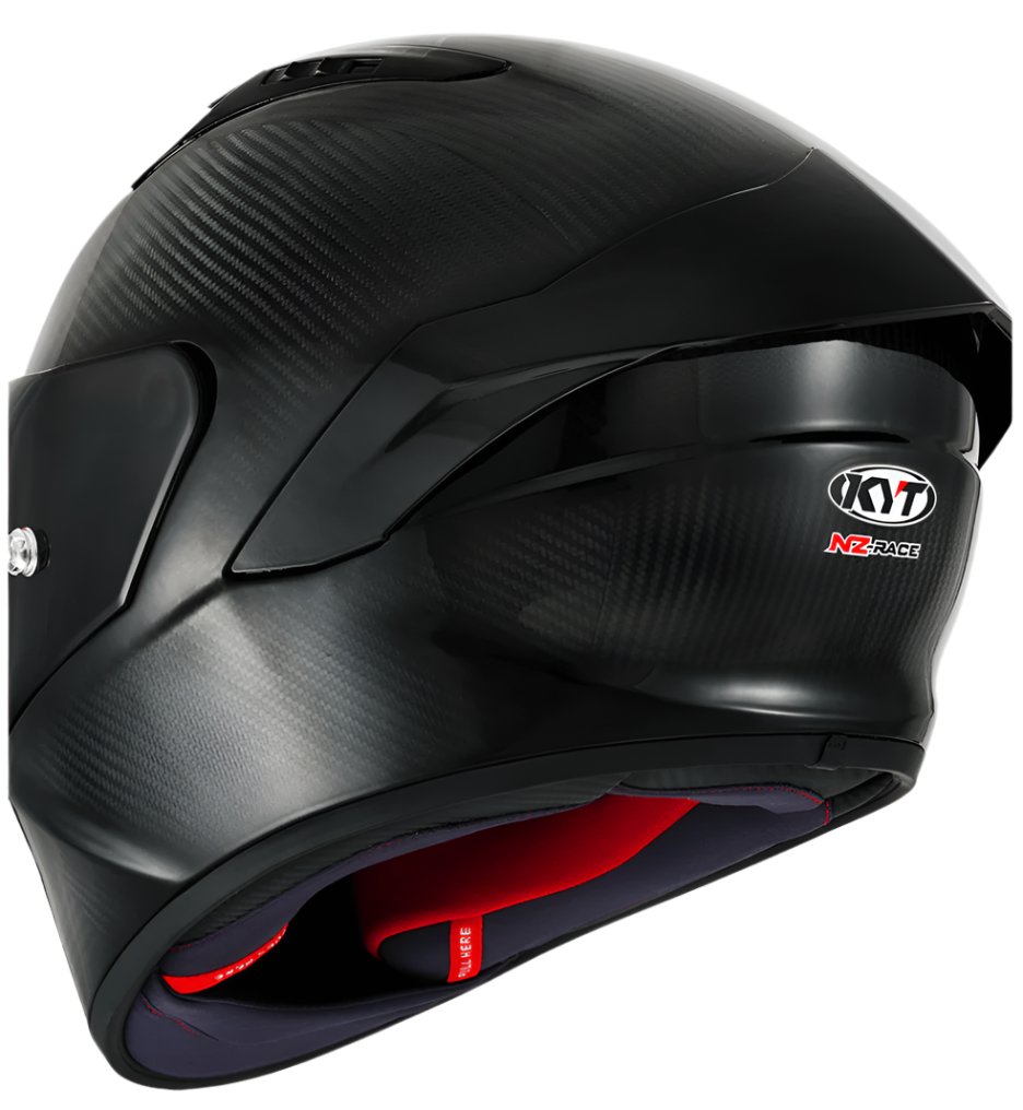 Motorcycle Carbon Fiber glossy black helmet KYT NZ-Race
