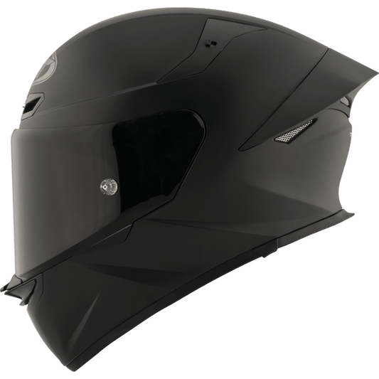 Motorcycle full plain matt black full face helmet certified