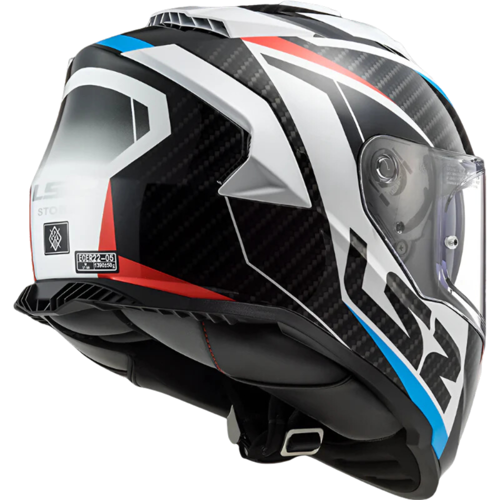 motorcycle LS2 racer carbon finish helmet FF800