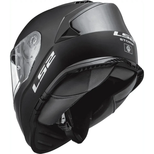 Motorcycle full face matt black helmet