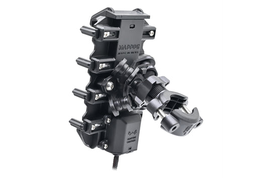 motorcycle phone/mobile mount fast charging and vibration damper black claw type