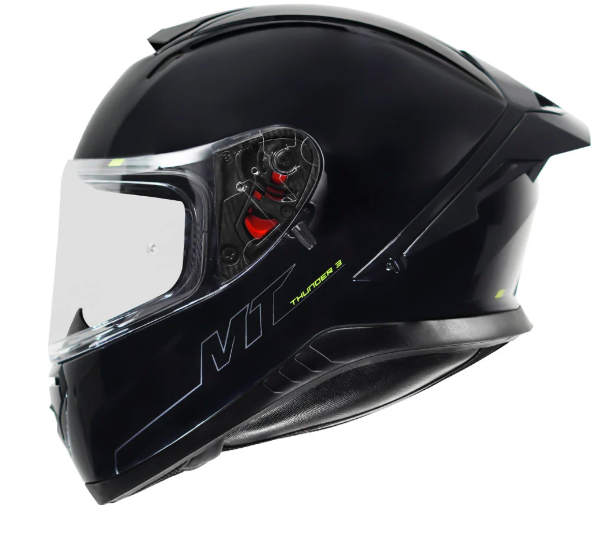 MT Helmets Thunder SV Pro Solid Gloss Black Helmet – Motogear