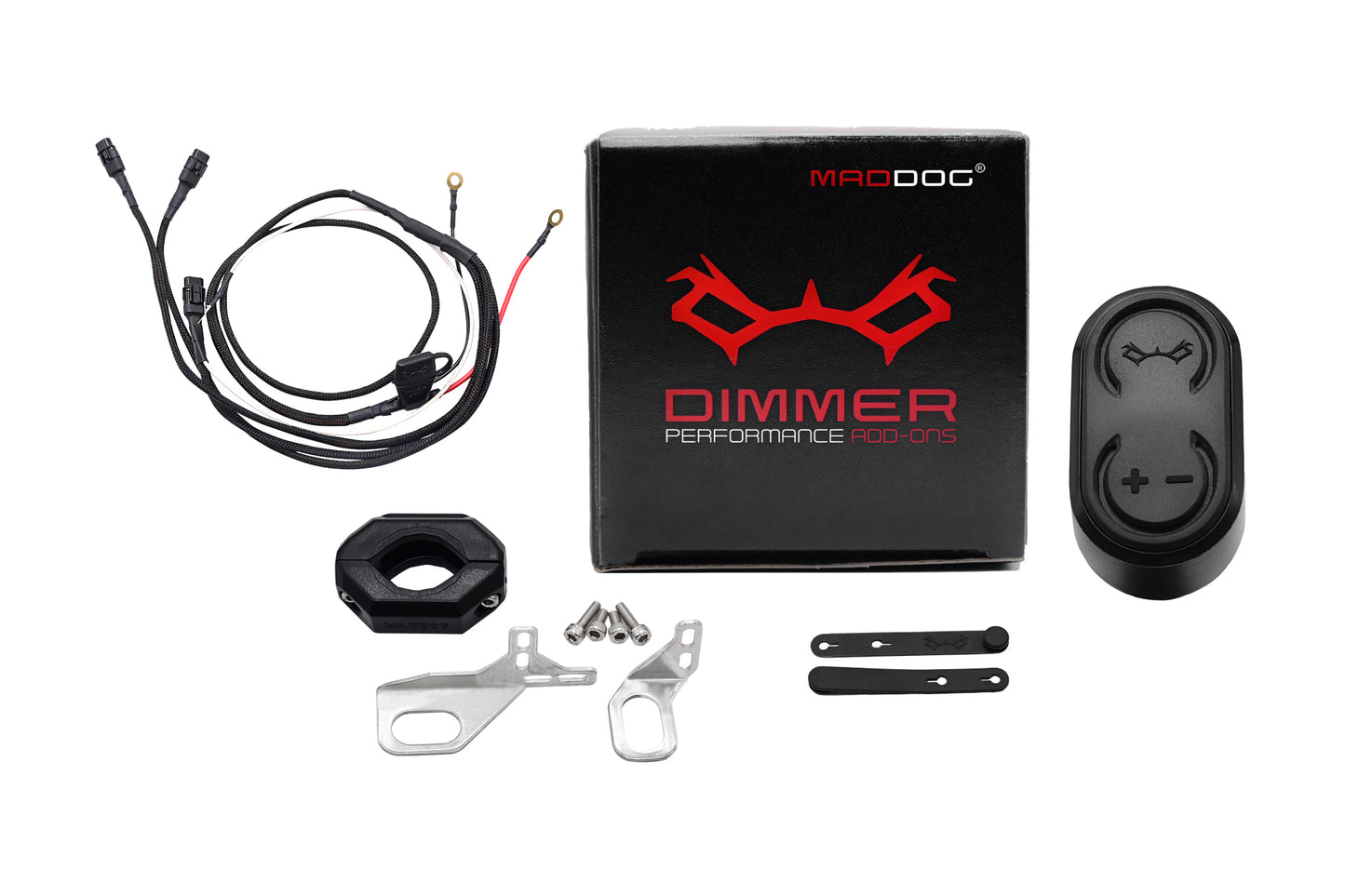 Motorcycle aux/fog light dimmer switch