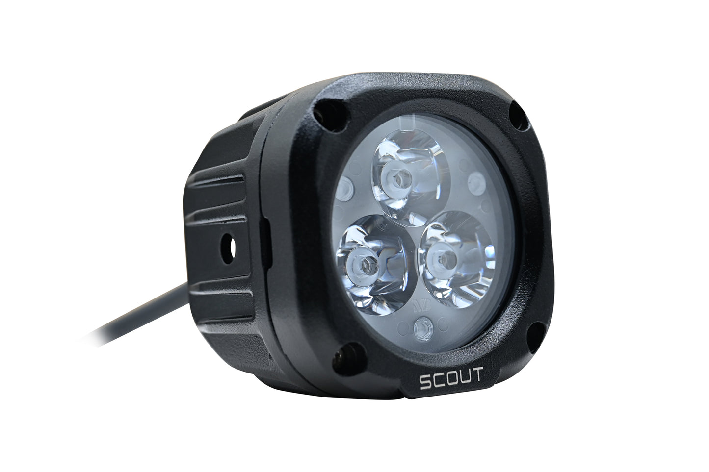Motorcycle fog/aux light square case 2800 lumens