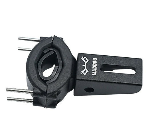 Motorcycle Universal aux / fog light mount black by maddog lights