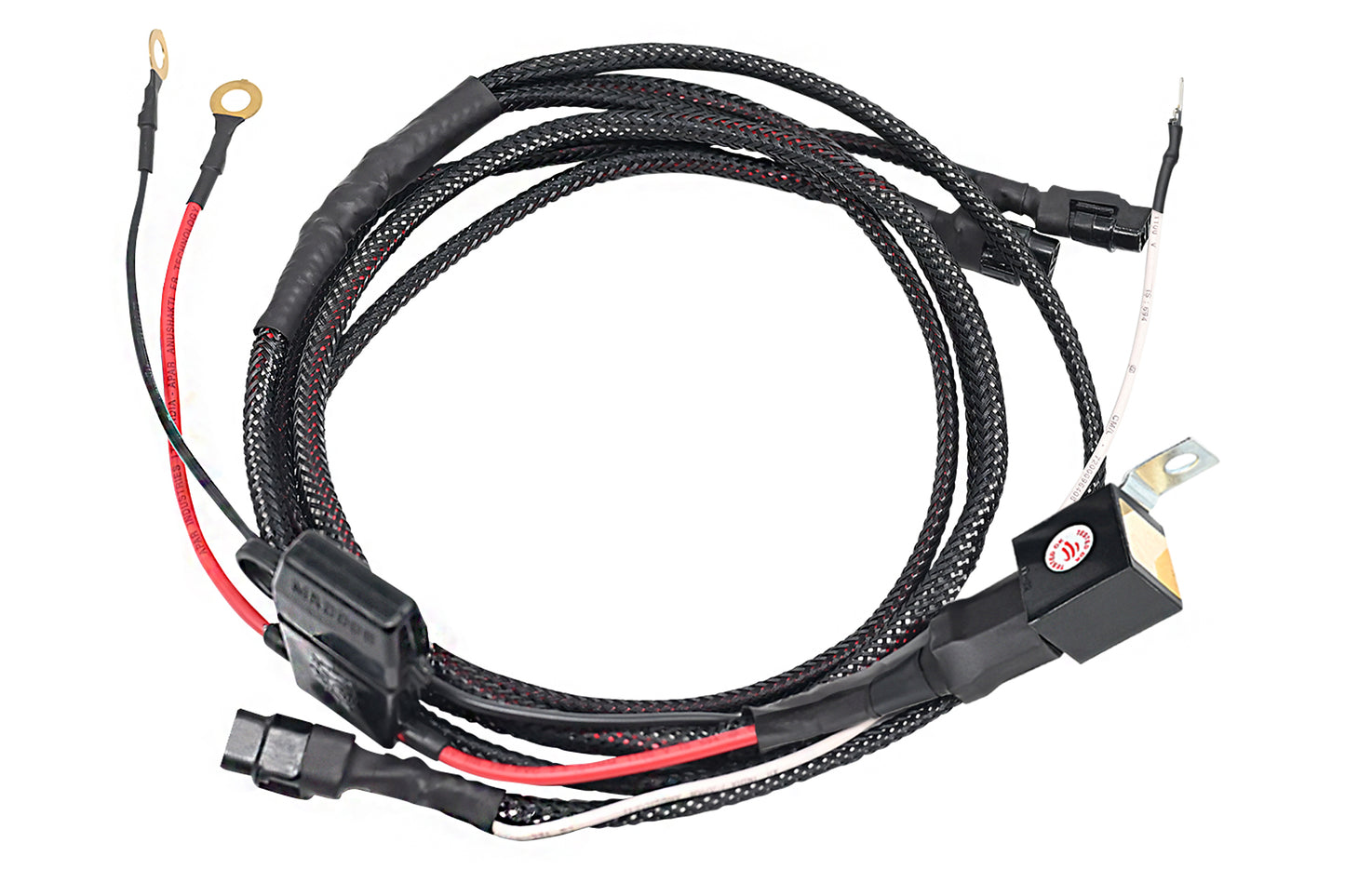 Fog light wire harness for maddog lights and others