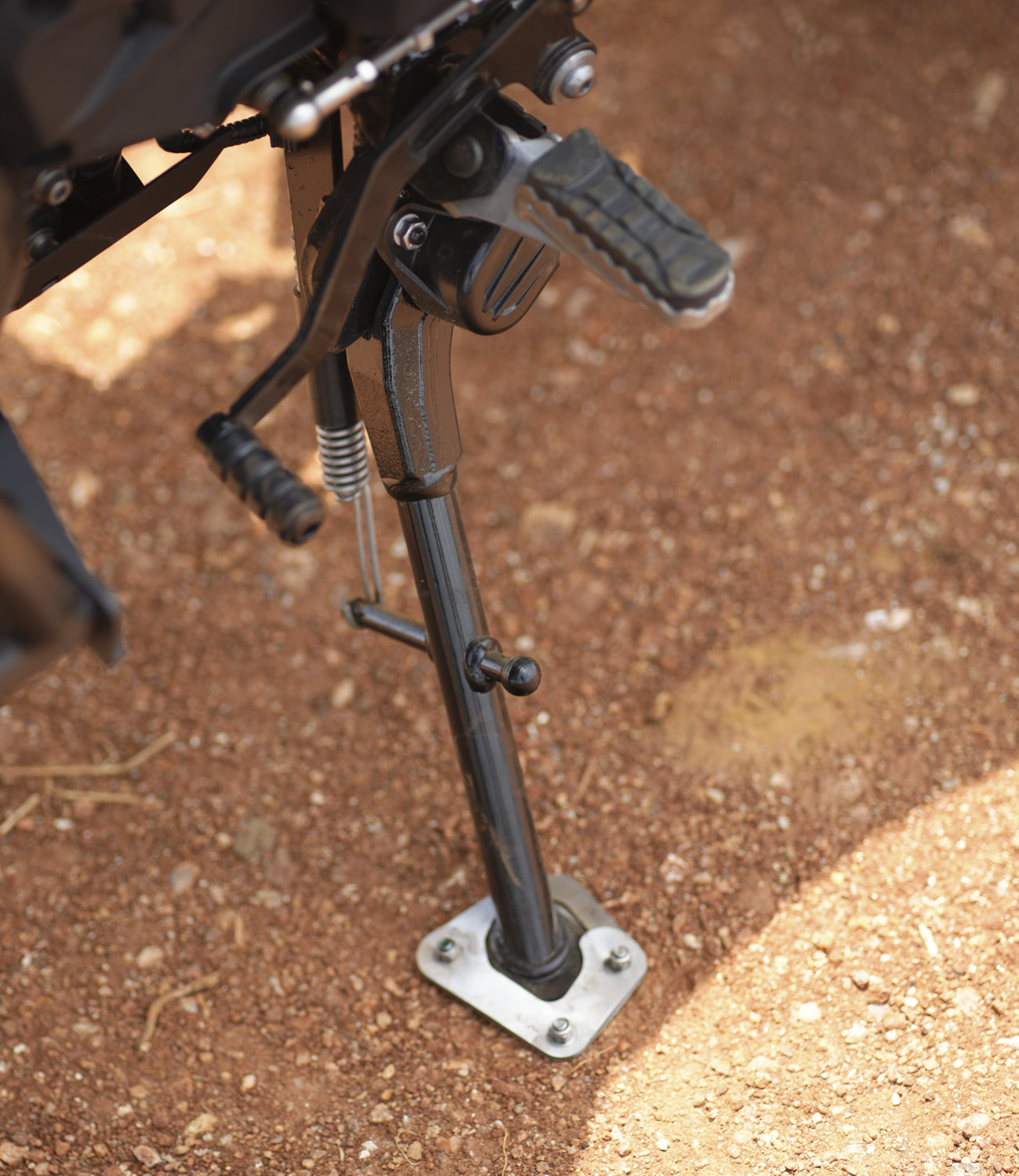 Motorcycle side stand extender steel for bmw g310 gs