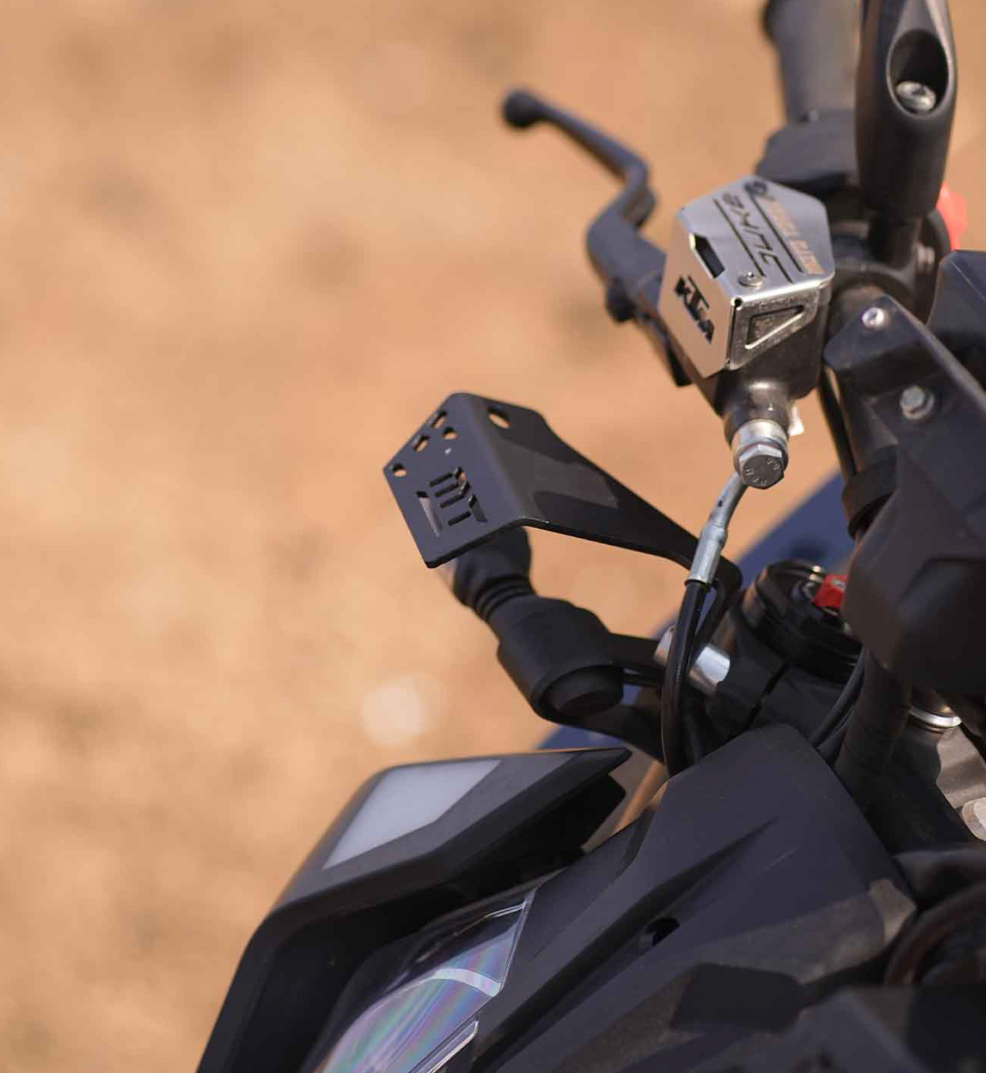 Motorcycle fog light mount black for ktm duke 250/390