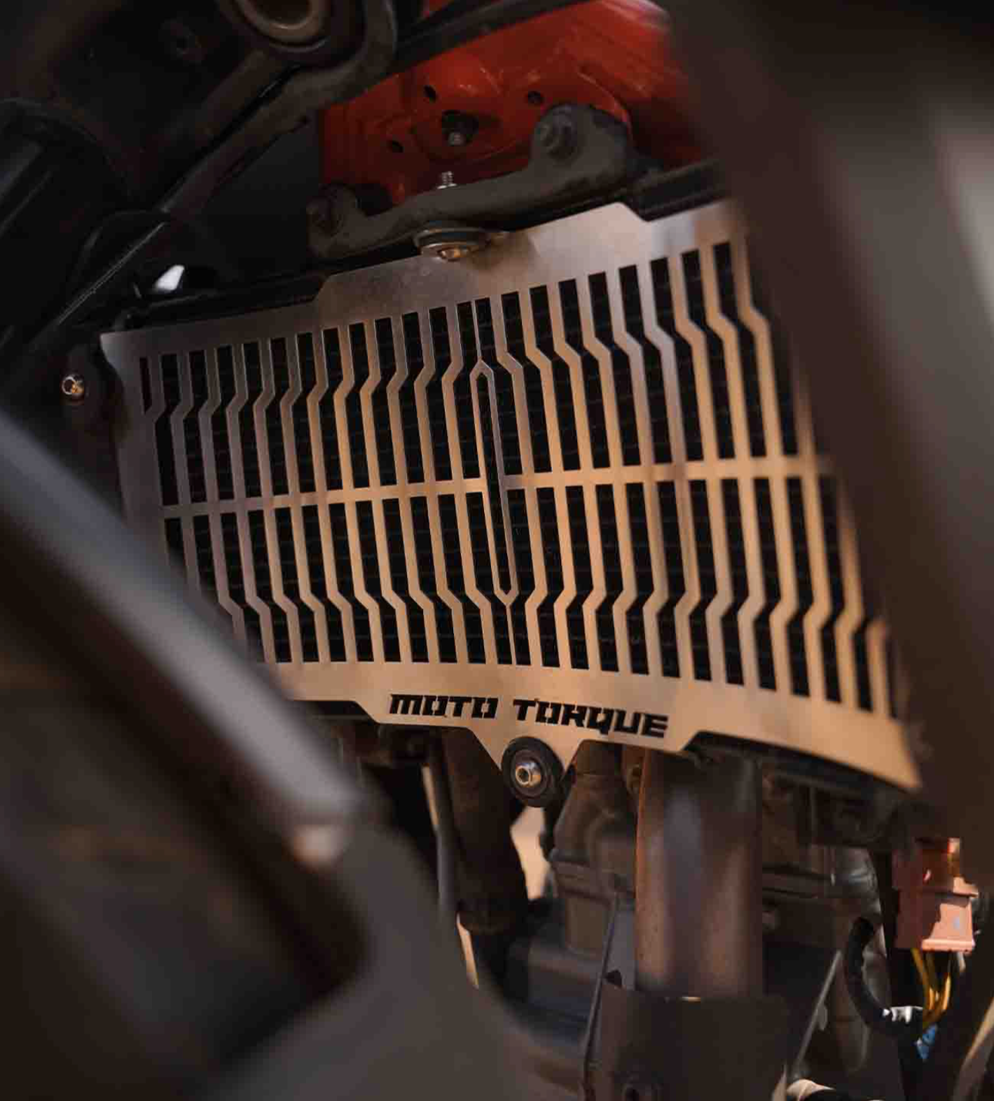 Motorcycle radiator guard stainless steel for ktm duke 250/390