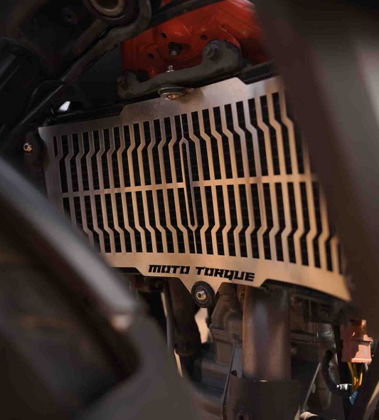 Motorcycle radiator guard stainless steel for ktm duke 250/390
