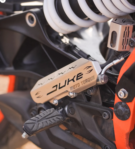 Motorcycle rear master cylinder guard stainless steel for ktm duke 250/390