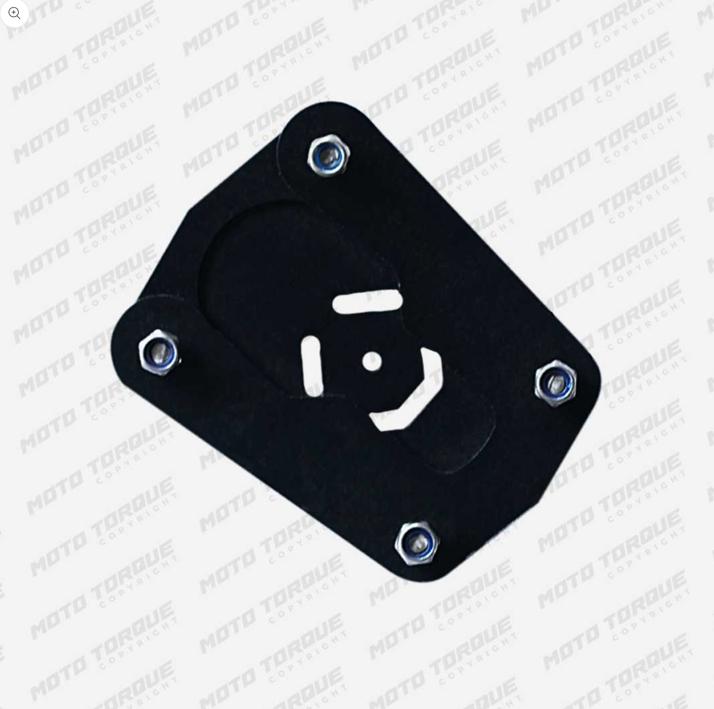 Motorcycle side stand extender black for ktm duke 250/390 (ms)