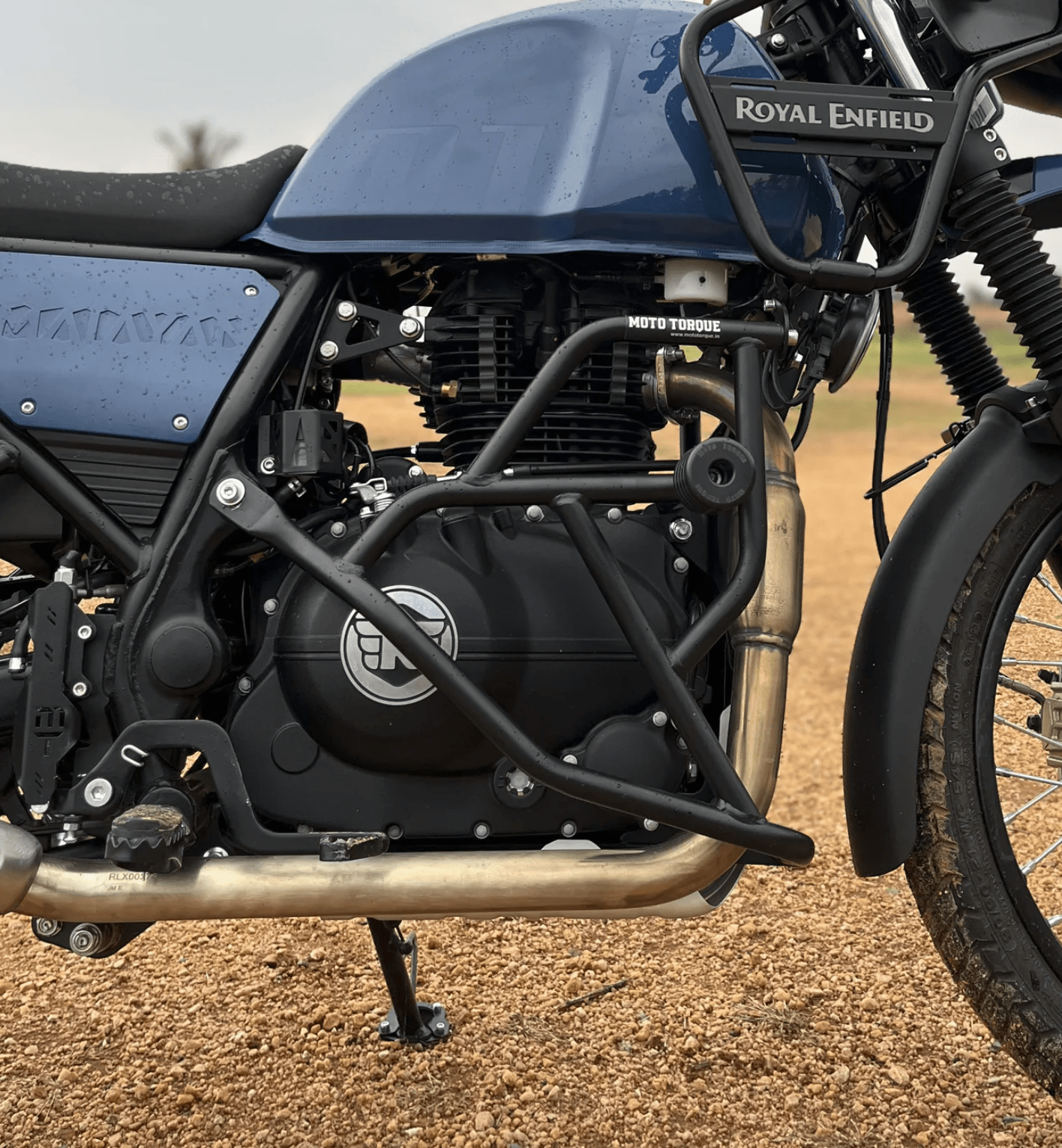 Motorcycle black engine guard for himalayan 411 royal enfield