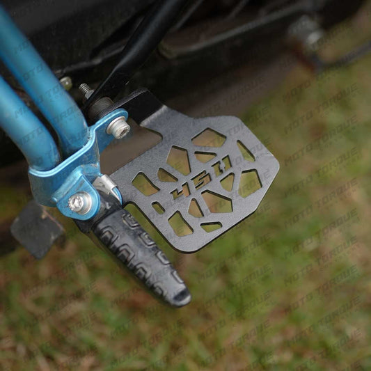 Motorcycle black footpeg for extra comfort for royal enfield guerilla 450