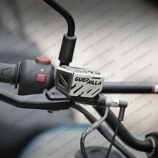 Motorcycle front master cylinder / break liquid protector stainless steel for royal enfield guerilla 450