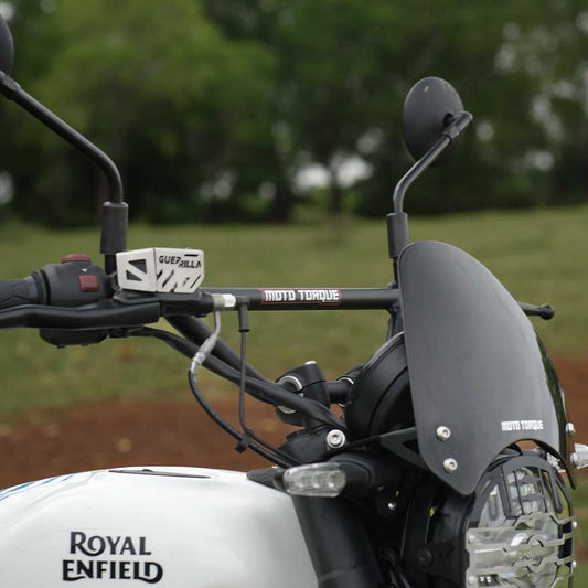 Motorcycle black handlebar for royal enfield guerilla 450