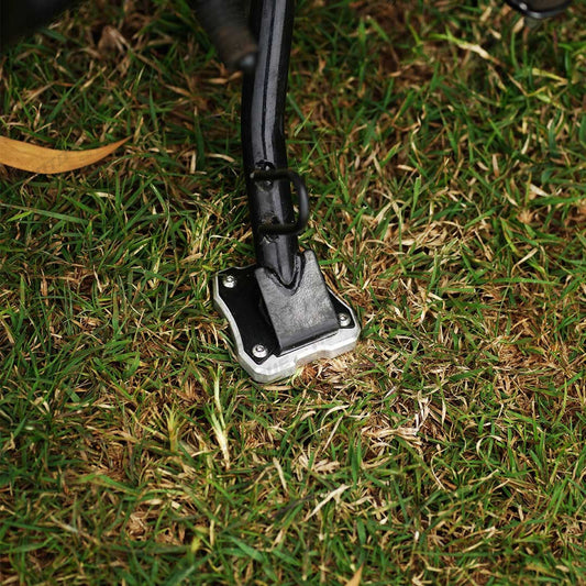 Motorcycle side stand extender silver for royal enfield guerilla 450