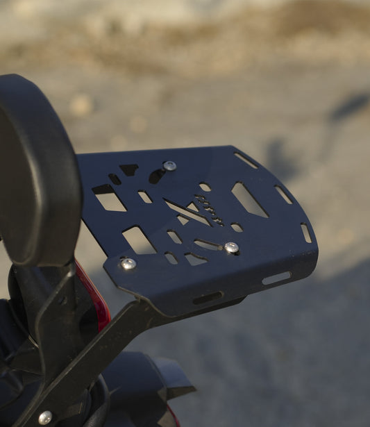 Motorcycle back carrier with back rest for harley davidson x440