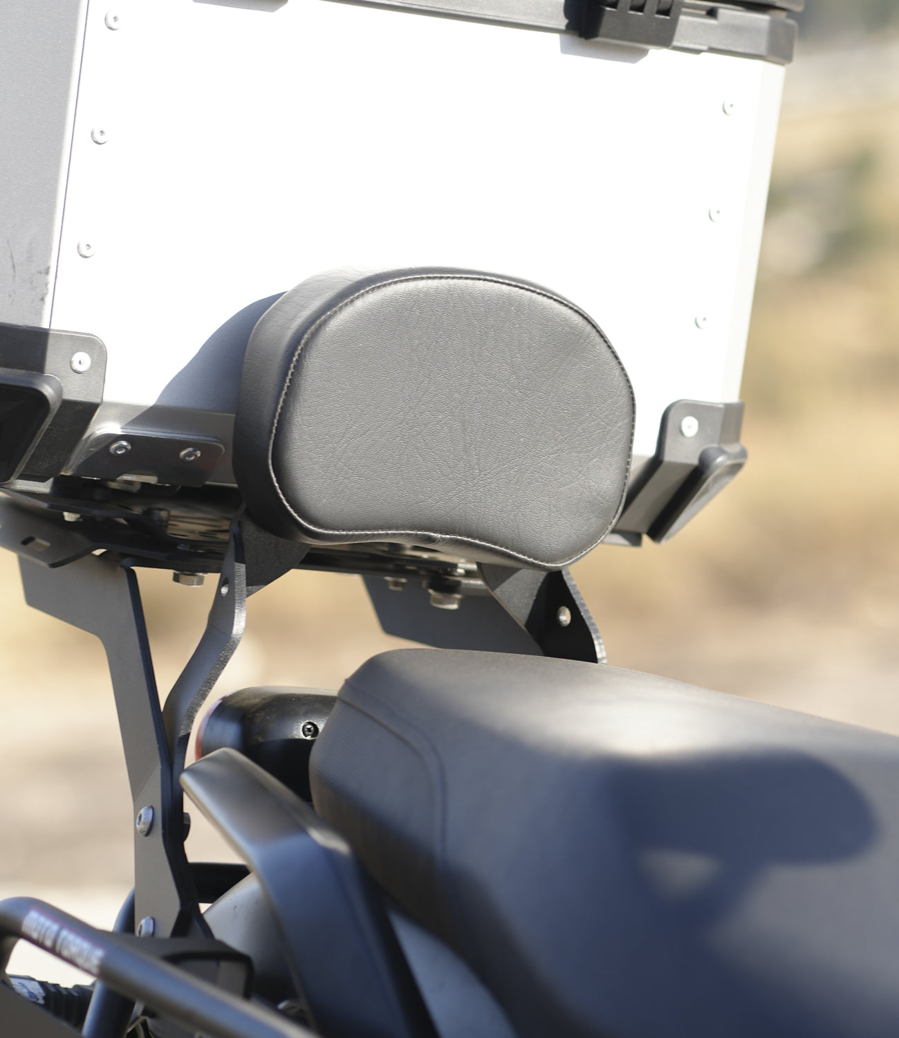 Motorcycle backrest for harley davidson x440