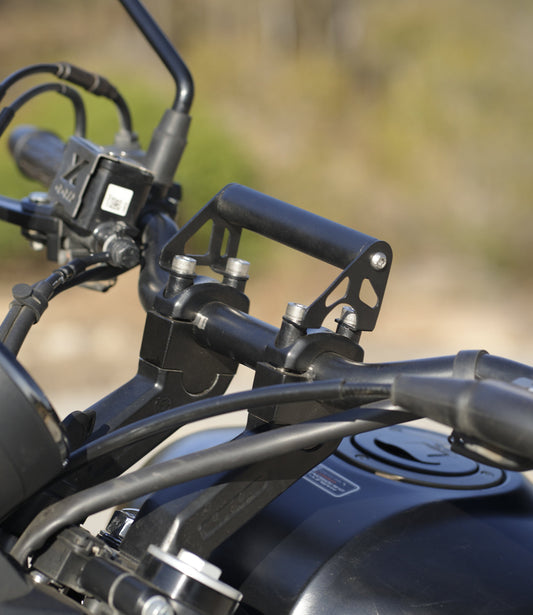Motorcycle gps mount black for harley davidson x440