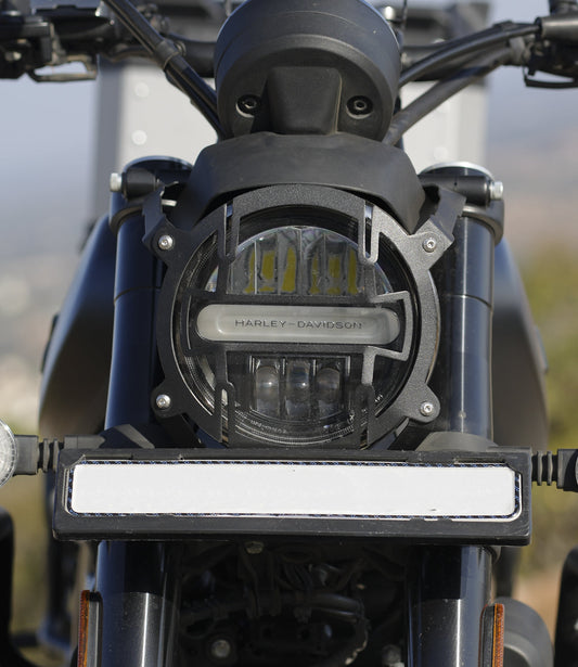 Motorcycle headlight guard black for harley davidson x440