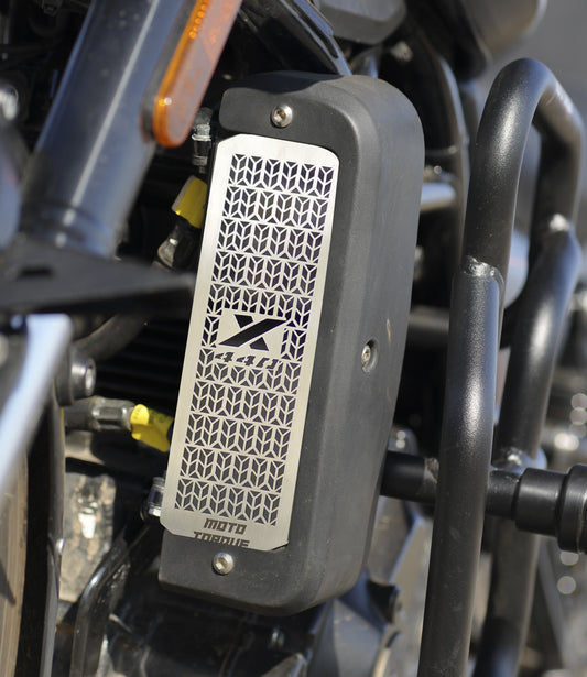Motorcycle radiator guard stainless steel for harley davidson x440