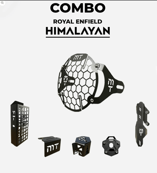 Motorcycle protective accessories combo for royal enfield himalayan 411