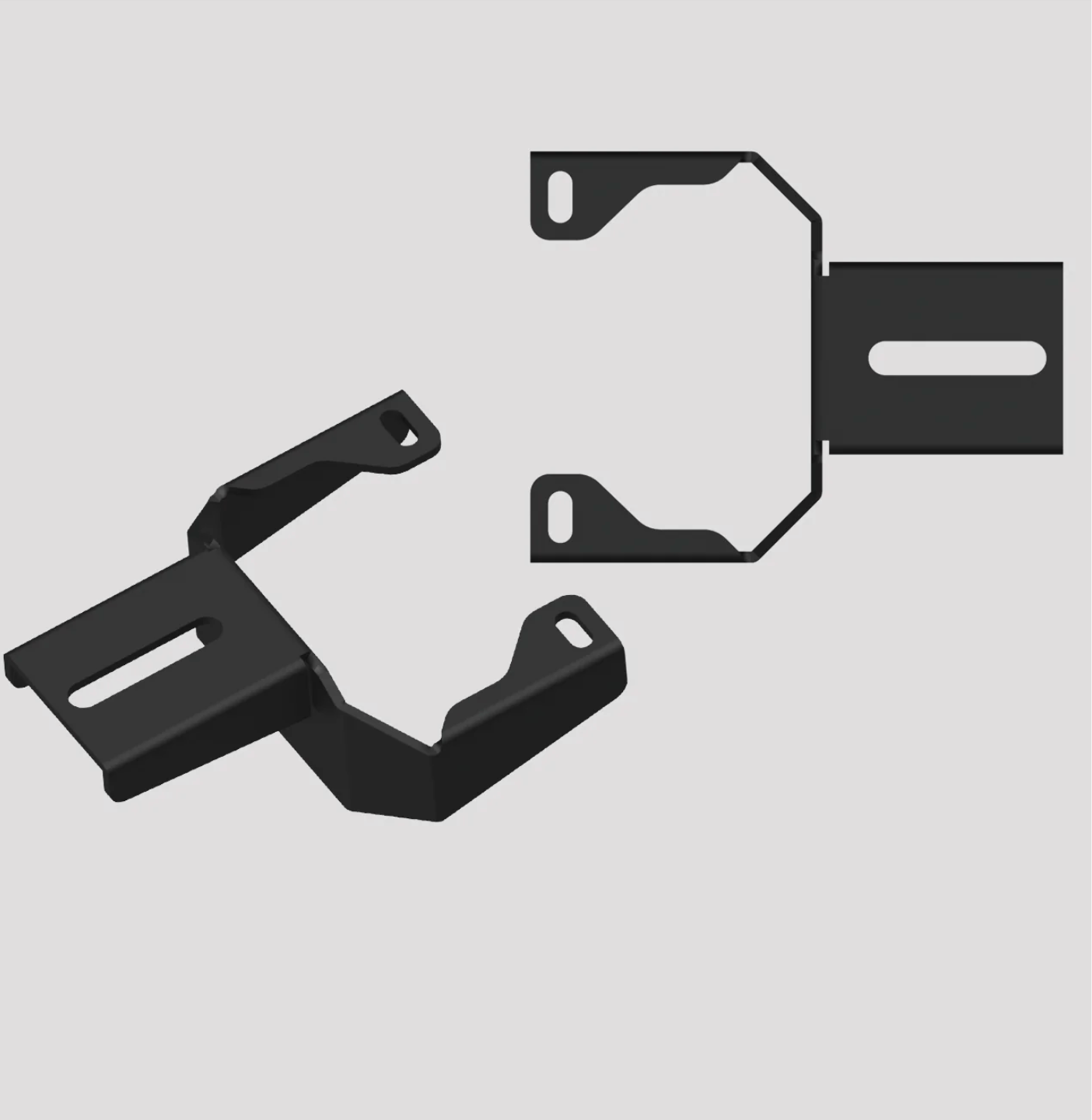 Motorcycle black fog light mount for royal enfield himalayan 411