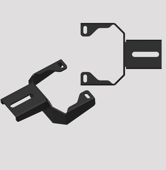 Motorcycle black fog light mount for royal enfield himalayan 411