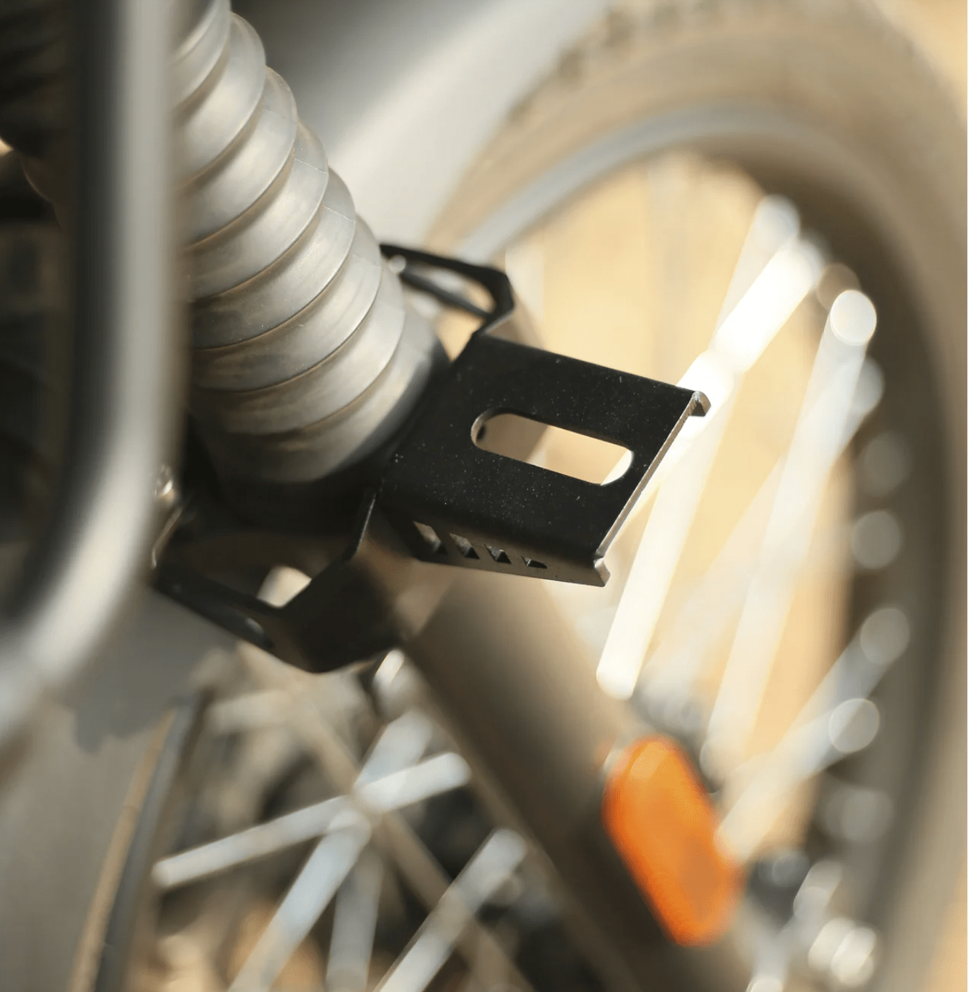 Motorcycle black fog light mount for royal enfield himalayan 411